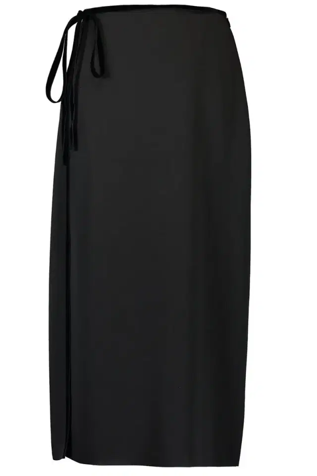 Vince Side Slit Midi Skirt