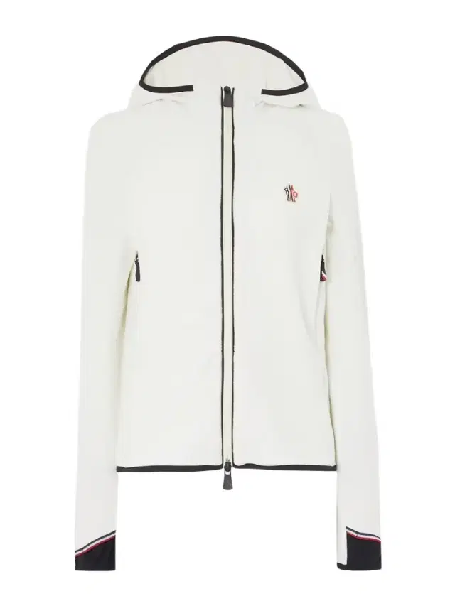 Moncler Grenoble Appliquéd Hooded Fleece Jacket