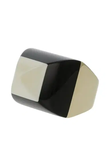 MARK DAVIS Black Bakelite Kendall Ring | Thumbnail 5