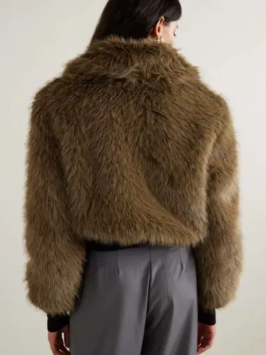 The Frankie Shop Hope Faux Fur Jacket - x large | Thumbnail 4 The Frankie Shop Hope Faux Fur Jacket - x large | Thumbnail 4