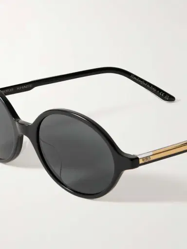 Oliver Peoples + Khaite 1989c Round-frame Acetate And Gold-tone Sunglasses | Thumbnail 4 Oliver Peoples + Khaite 1989c Round-frame Acetate And Gold-tone Sunglasses | Thumbnail 4