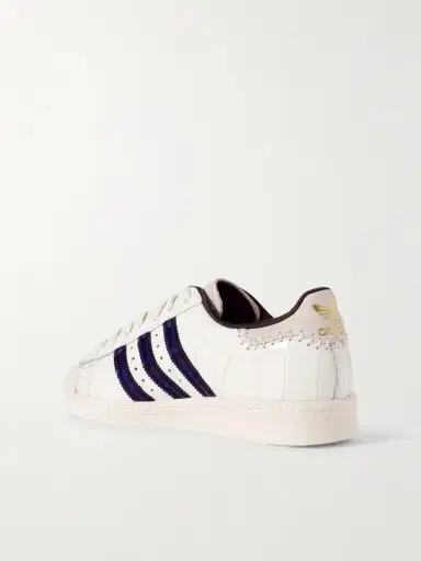 adidas Originals + Wales Bonner Superstar Croc-effect Leather Sneakers | Thumbnail 3 adidas Originals + Wales Bonner Superstar Croc-effect Leather Sneakers | Thumbnail 3