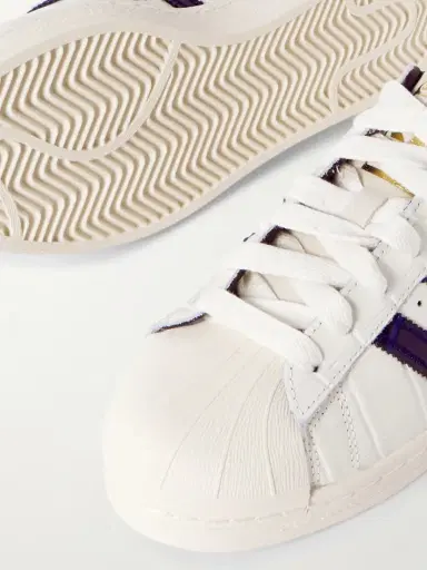 adidas Originals + Wales Bonner Superstar Croc-effect Leather Sneakers | Thumbnail 4 adidas Originals + Wales Bonner Superstar Croc-effect Leather Sneakers | Thumbnail 4