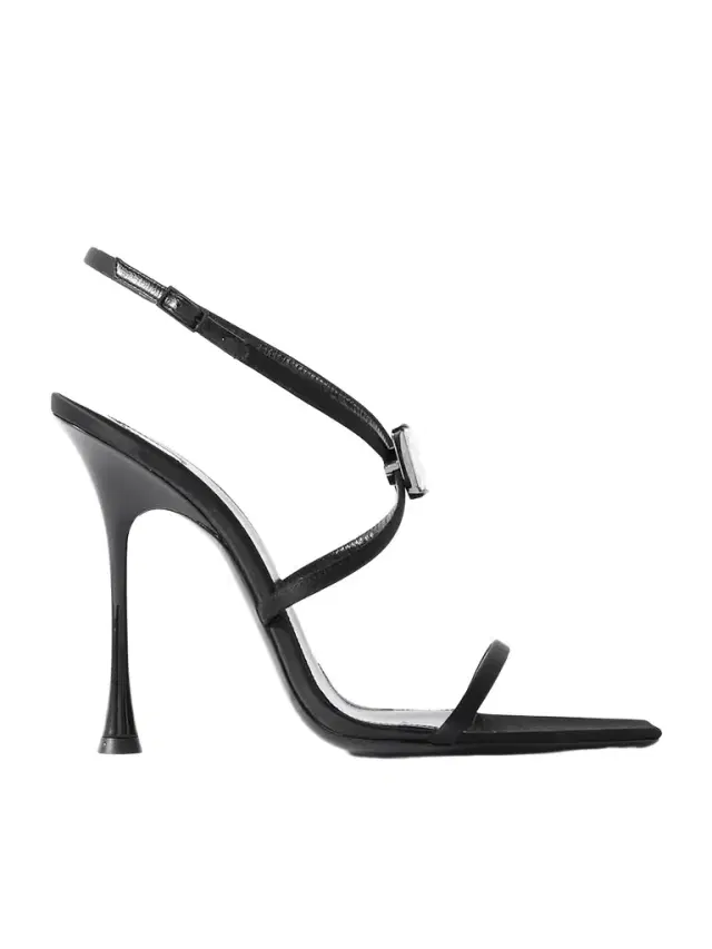 Harlow Crystal-embellished Satin Sandals