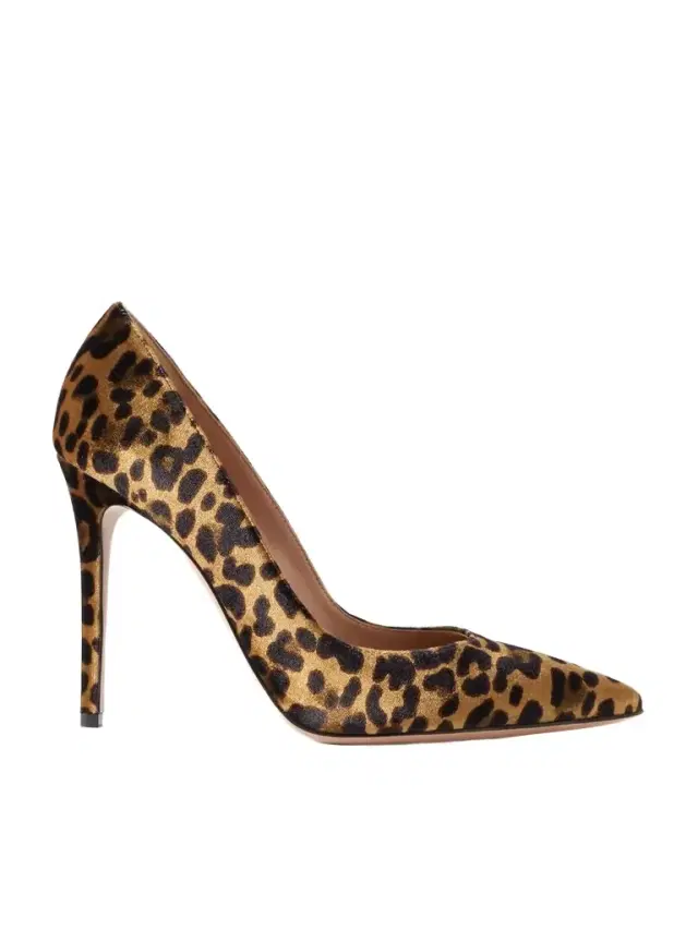 Gianvito 105 Leopard-print Velvet Pumps