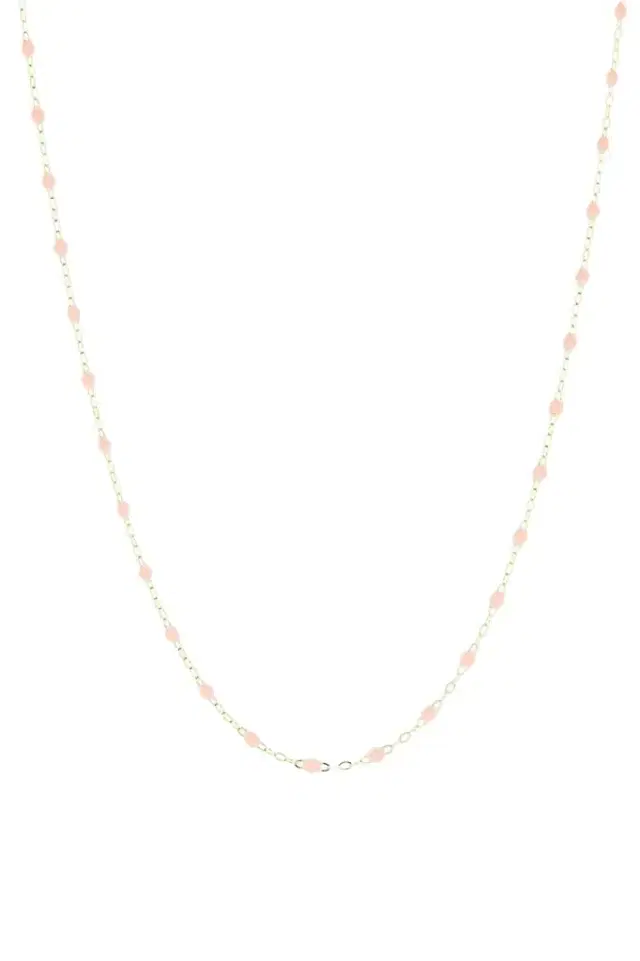 Gigi Clozeau Classic Gigi Necklace - 16.5in - Baby Pink