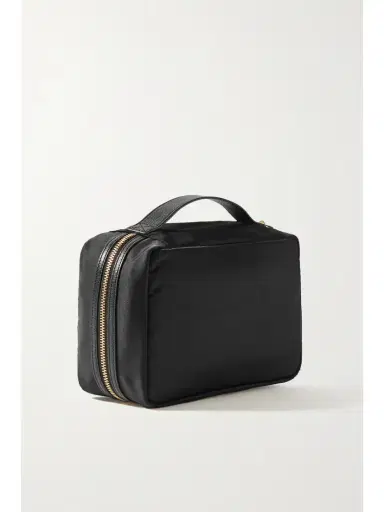 Anya Hindmarch Baby Emergency Kit Leather-trimmed Shell Pouch | Thumbnail 2 Anya Hindmarch Baby Emergency Kit Leather-trimmed Shell Pouch | Thumbnail 2