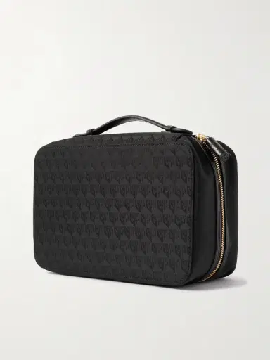 Anya Hindmarch Baby Emergency Kit Leather-trimmed Shell Pouch | Thumbnail 3 Anya Hindmarch Baby Emergency Kit Leather-trimmed Shell Pouch | Thumbnail 3
