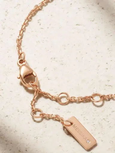 Messika Baby Move 18-karat Rose Gold Diamond Bracelet | Thumbnail 3