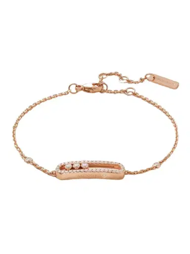 Messika Baby Move 18-karat Rose Gold Diamond Bracelet | Thumbnail 1