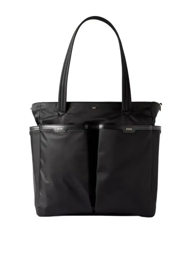 Baby Leather-trimmed Econyl® Tote