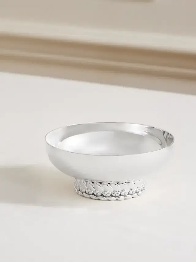 Babylone Large Silver-plated Bowl