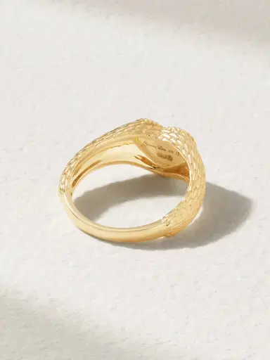Yvonne Léon Baby Chevalière Coeur 9-karat Gold Diamond Signet Ring | Thumbnail 3 Yvonne Léon Baby Chevalière Coeur 9-karat Gold Diamond Signet Ring | Thumbnail 3