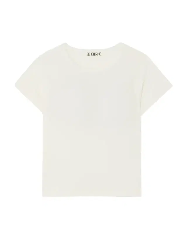 Short Sleeve Baby Tee Cropped Cotton And Modal-blend Jersey T-shirt