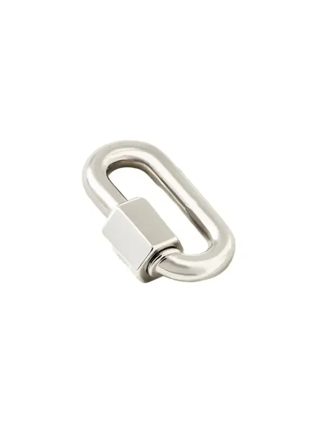 Marla Aaron Chubby Babylock 14-karat White Gold Pendant