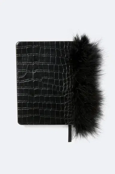 Lapointe Notebook with Marabou Feathers | Thumbnail 3