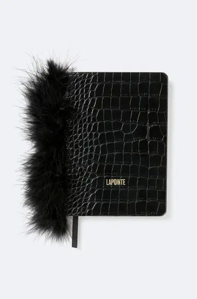 Lapointe Notebook with Marabou Feathers | Thumbnail 5