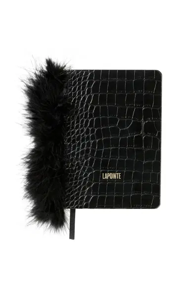 Lapointe Notebook with Marabou Feathers | Thumbnail 1