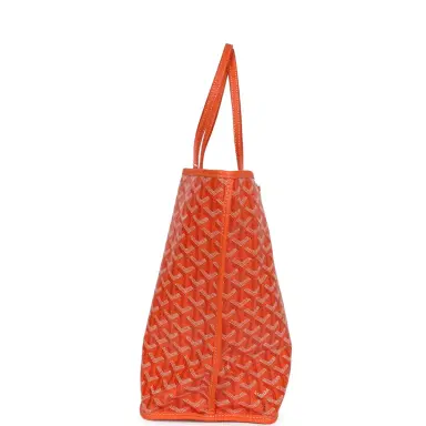 goyard Goyard Anjou PM Orange Goyardine Canvas Palladium Hardware | Thumbnail 3