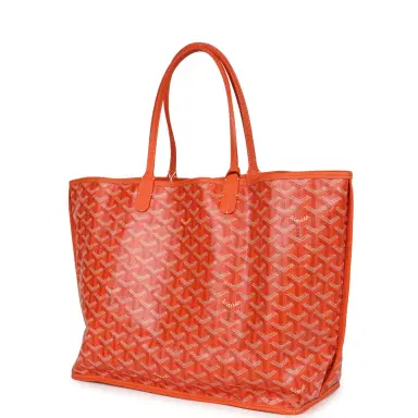 goyard Goyard Anjou PM Orange Goyardine Canvas Palladium Hardware | Thumbnail 5