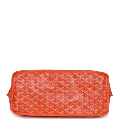goyard Goyard Anjou PM Orange Goyardine Canvas Palladium Hardware | Thumbnail 6