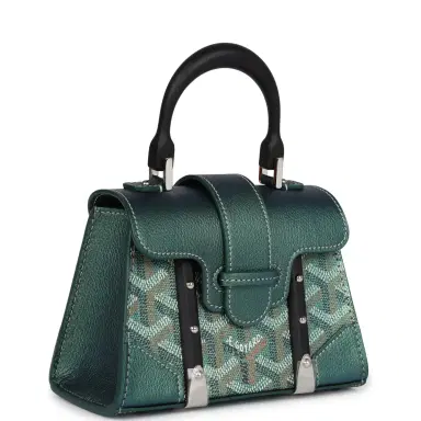 goyard Goyard Saigon Structure Nano Pearly Green Goyardine Palladium Hardware | Thumbnail 2 goyard Goyard Saigon Structure Nano Pearly Green Goyardine Palladium Hardware | Thumbnail 2