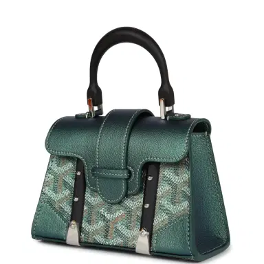 goyard Goyard Saigon Structure Nano Pearly Green Goyardine Palladium Hardware | Thumbnail 5 goyard Goyard Saigon Structure Nano Pearly Green Goyardine Palladium Hardware | Thumbnail 5