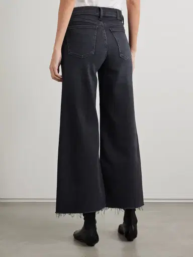 Citizens of Humanity Lyra Frayed Cropped High-rise Wide-leg Jeans | Thumbnail 4 Citizens of Humanity Lyra Frayed Cropped High-rise Wide-leg Jeans | Thumbnail 4