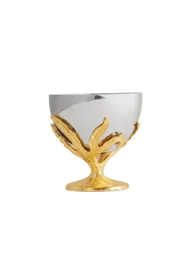 L'Objet Fern Gold-plated Stainless Steel Bowl