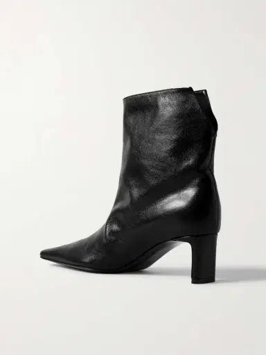 Khaite Ona Leather Ankle Boots | Thumbnail 3