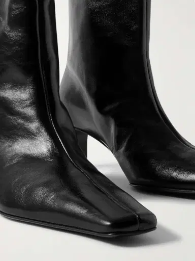 Khaite Ona Leather Ankle Boots | Thumbnail 4