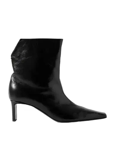 Khaite Ona Leather Ankle Boots | Thumbnail 1