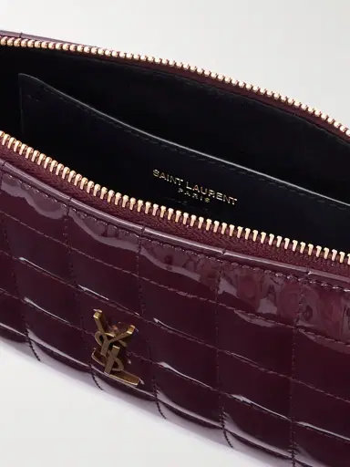 Saint Laurent Cassandre Mini Matelassé Vinyl Clutch | Thumbnail 5