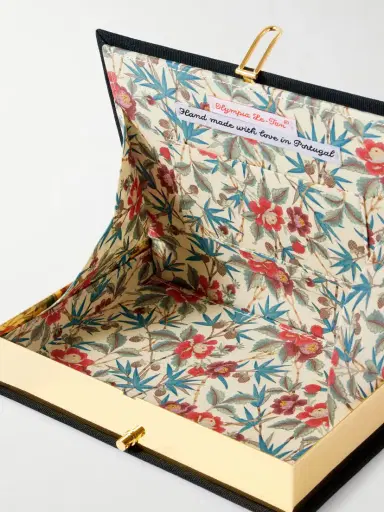 Olympia Le-Tan Little Mermaid Embroidered Appliquéd Canvas Clutch | Thumbnail 5 Olympia Le-Tan Little Mermaid Embroidered Appliquéd Canvas Clutch | Thumbnail 5