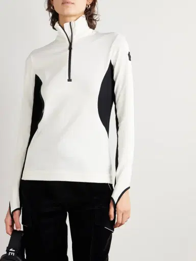 Moncler Grenoble Color-block Stretch-jersey Base Layer | Thumbnail 3