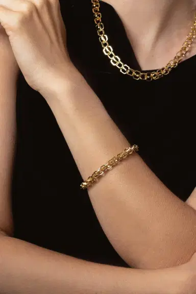CADAR B Home Narrow Link Bracelet | Thumbnail 3