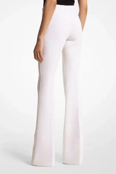 Michael Kors Collection Side Zip Flare Pant - Ivory | Thumbnail 3