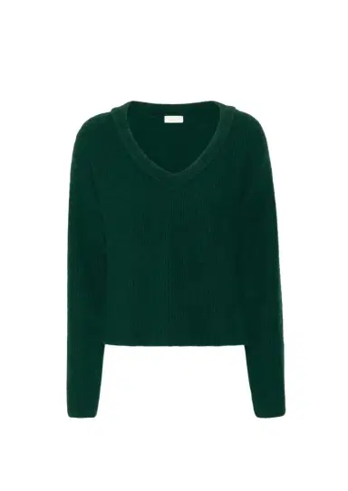 LAPOINTE Cashmere V Neck Sweater | Thumbnail 1