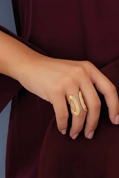 NANIS Libera Icon Diamond Statement Ring | Thumbnail 2 NANIS Libera Icon Diamond Statement Ring | Thumbnail 2