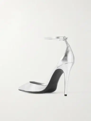 Valentino Garavani Eveninglam 100 Metallic Leather Pumps | Thumbnail 3