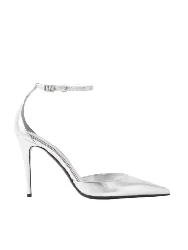 Valentino Garavani Eveninglam 100 Metallic Leather Pumps | Thumbnail 1