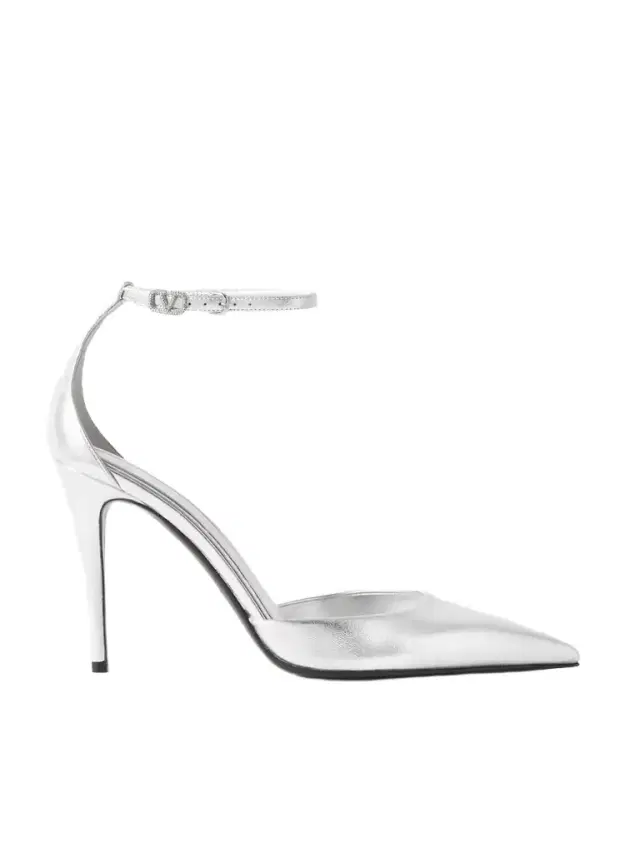 Eveninglam 100 Metallic Leather Pumps