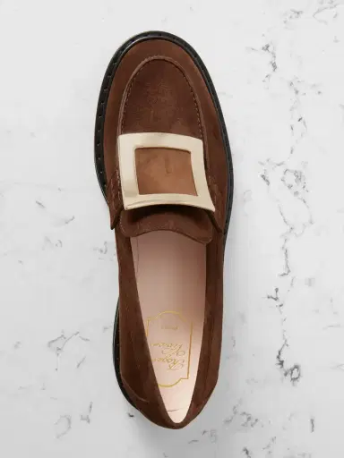 Roger Vivier Viv Rangers Buckled Suede Loafers | Thumbnail 5 Roger Vivier Viv Rangers Buckled Suede Loafers | Thumbnail 5