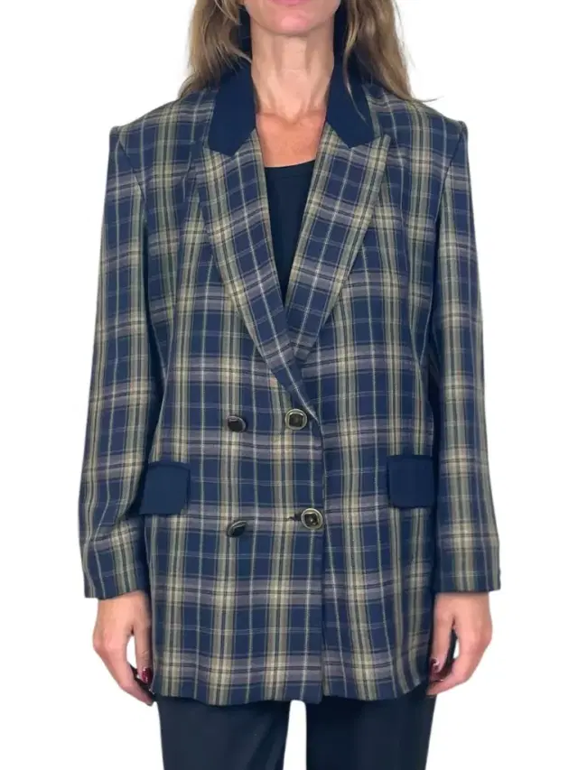 Plaid Blazer