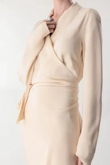 PETER COHEN Victor Dress - Tusk | Thumbnail 3