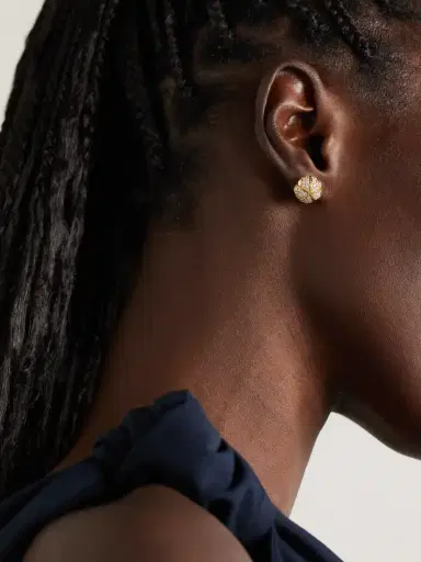 Almasika Terra Nova Large 18-karat Gold Diamond Earrings | Thumbnail 2