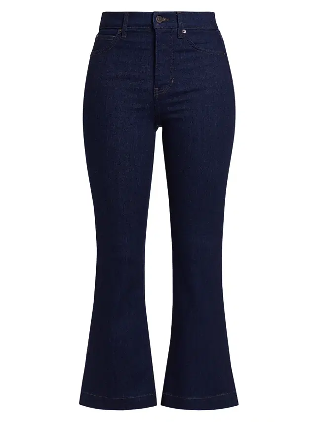 Women's Carson High-Rise Ankle-Flare Jeans - Indigo Rinse