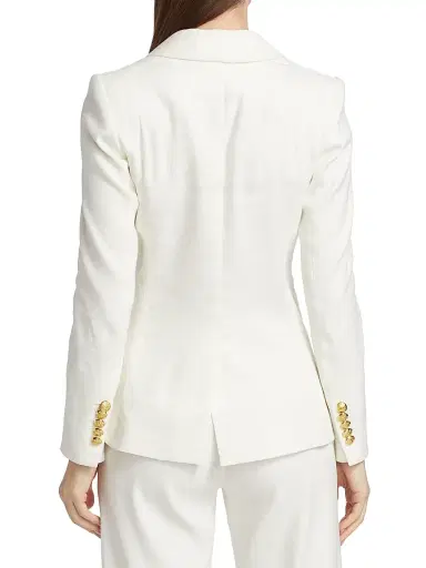 Veronica Beard Women's Miller Dickey Jacket - White - Size 6 | Thumbnail 5