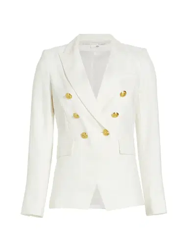 Veronica Beard Women's Miller Dickey Jacket - White - Size 6 | Thumbnail 1