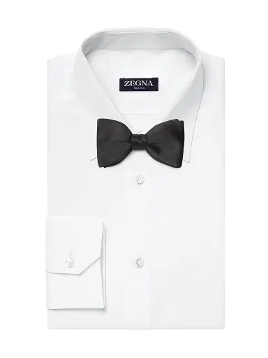 Zegna Men's Silk Bowtie | Thumbnail 3 Zegna Men's Silk Bowtie | Thumbnail 3